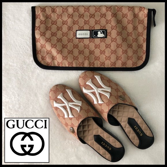 gucci yankees slides